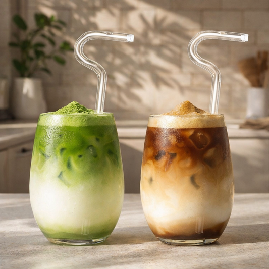 Anti-Wrinkle Glass Straw – Reusable S-Shaped Drinking Straw