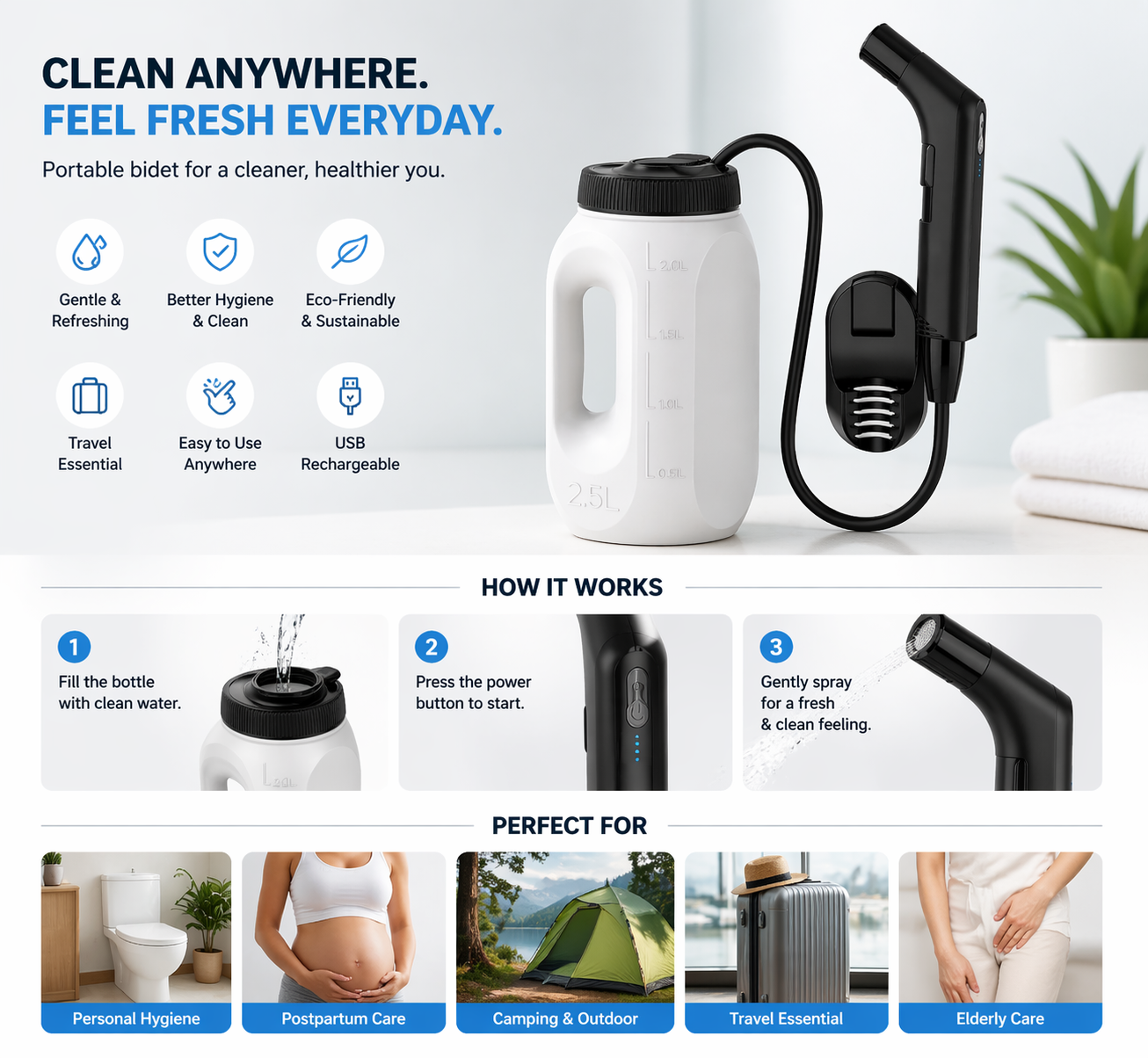 Portable Bidet Sprayer