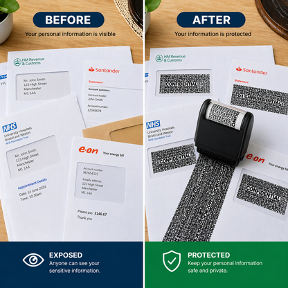 Privacy Protection Roller Stamp