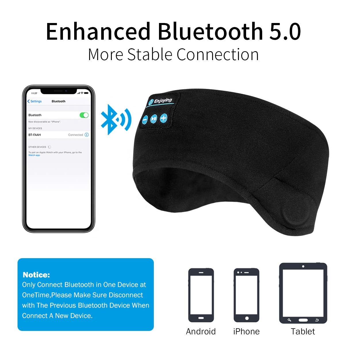 Wireless Audio Headband